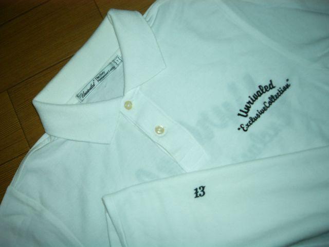 UNRIVALED×LET IT RIDE13ポロシャツ1白ステッチ刺繍 < 男性ファッション UNRIVALED×LET IT RIDE13ポロシャツ1白ステッチ刺繍 < 男性ファッションの