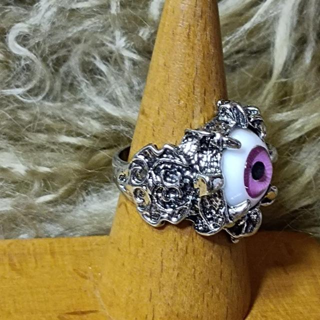 新品★メンズ★ピンクアイボールリング/25号 < 男性アクセサリー/時計  新品★メンズ★ピンクアイボールリング/25号 < 男性アクセサリー/時計の