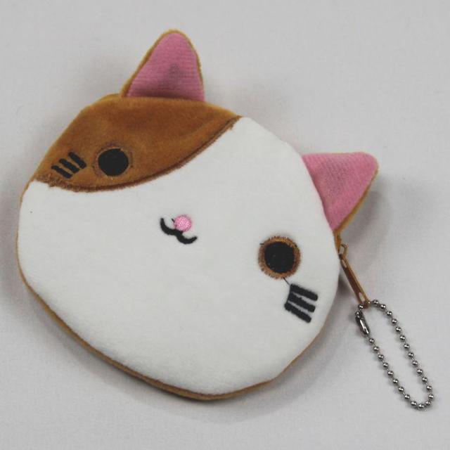 ★千円ポッキリ!猫柄小銭入れ 財布 かわいい 茶 < 女性ファッション  ★千円ポッキリ!猫柄小銭入れ 財布 かわいい 茶 < 女性ファッションの
