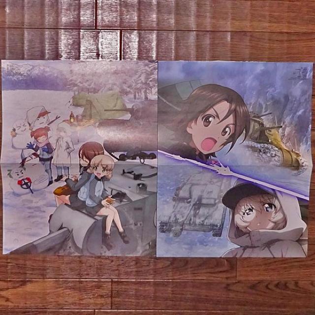 ○ガールズ&パンツァー モデルグラフィックス付録ピンナップ2枚 < アニメ/コミック/キャラクター  ○ガールズ&パンツァー モデルグラフィックス付録ピンナップ2枚  < アニメ/コミック/キャラクターの