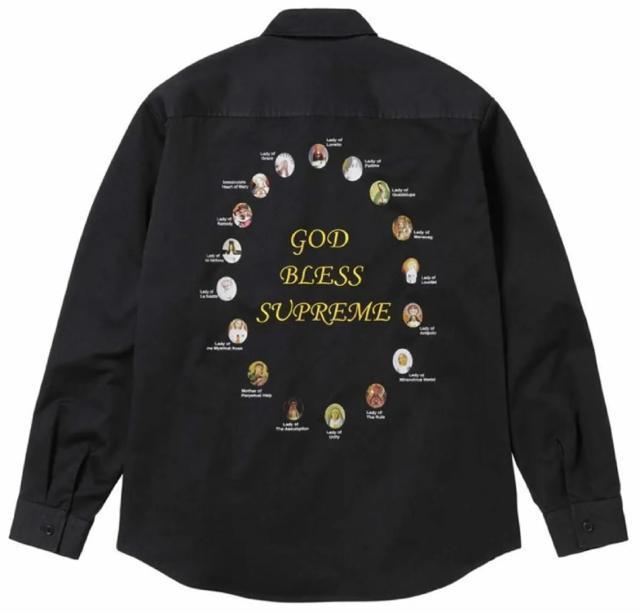 Supreme Our Lady Work Shirt Black M < ブランド  Supreme Our Lady Work Shirt Black M  < ブランドの