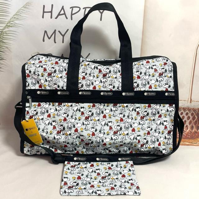 新品★LeSportsac レスポートサック スヌーピー&ウッドストック ボストンバッグ 2way トートバッグ 4319 セット < 女性ファッション  新品★LeSportsac レスポートサック スヌーピー&ウッドストック ボストンバッグ 2way トートバッグ 4319 セット  < 女性ファッションの