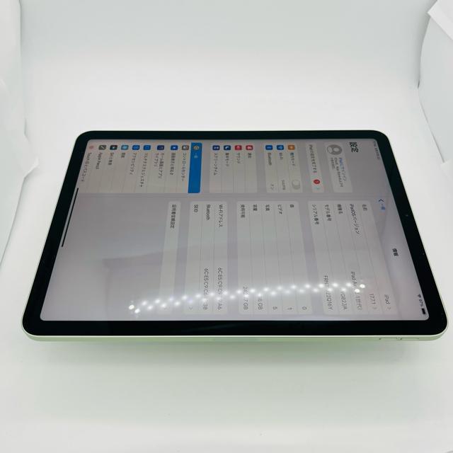 電池90% iPad Air 4 256 GB Wi-Fi グリーン 本体 < PC本体/周辺機器 電池90% iPad Air 4 256 GB Wi-Fi グリーン 本体 < PC本体/周辺機器の
