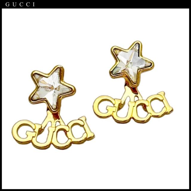 新品グッチGUCCIスクリプトロゴピアス星スター ゴール < ブランド 新品グッチGUCCIスクリプトロゴピアス星スター ゴール < ブランドの