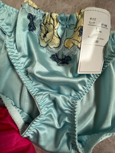 LLサイズ!5枚組!ツルツル光沢素材!シフォン使いあり!レース仕様あり!などの!色とりどり!エレガント!高貴品格ショーツ!No.翠 < 女性ファッション  LLサイズ!5枚組!ツルツル光沢素材!シフォン使いあり!レース仕様あり!などの!色とりどり!エレガント!高貴品格ショーツ!No.翠 < 女性ファッションの