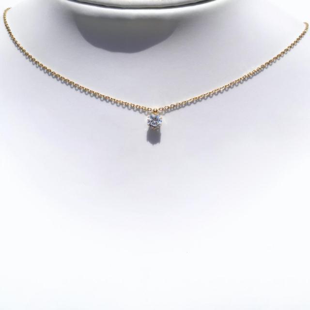 送料無料 即買い:抜群の輝き サージカルステンレス モアサナイト 一粒ネックレス < 女性アクセサリー/時計  送料無料 即買い:抜群の輝き サージカルステンレス モアサナイト 一粒ネックレス < 女性アクセサリー/時計の