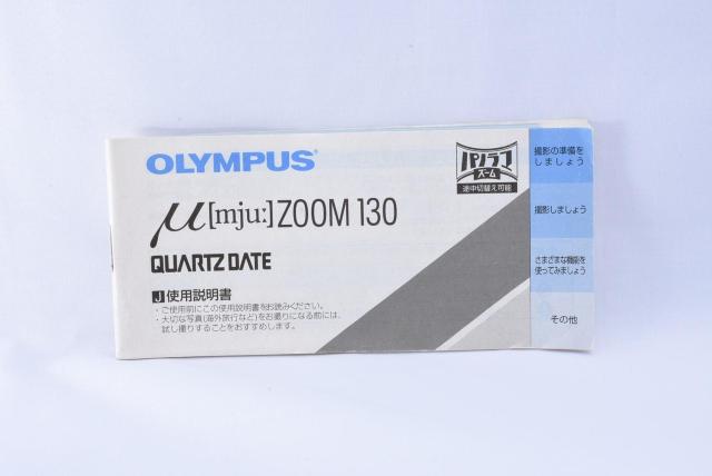  OLYMPUS [mju:] ZOOM 130 戵   Ɠd/AV 