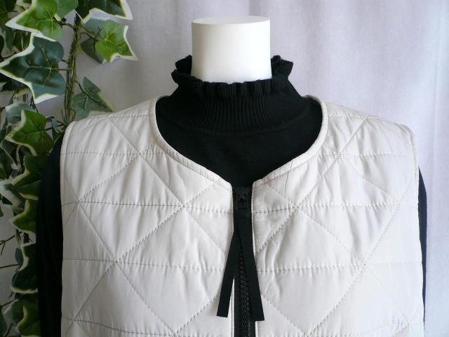 新品 a012 M 上質 キルティング ロングジレ ライトグレー 秋冬 レディース 配色ジップ 大人 きれいめ 上品 高級感 < 女性ファッション 新品 a012 M 上質 キルティング ロングジレ ライトグレー 秋冬 レディース 配色ジップ 大人 きれいめ 上品 高級感 < 女性ファッションの