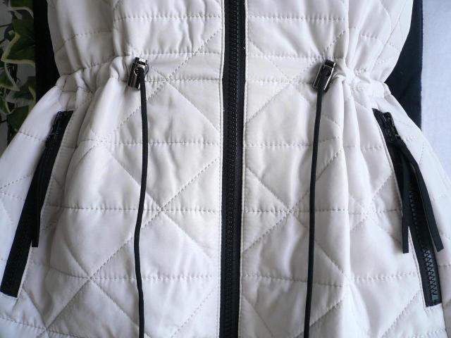 新品 a012 M 上質 キルティング ロングジレ ライトグレー 秋冬 レディース 配色ジップ 大人 きれいめ 上品 高級感 < 女性ファッション 新品 a012 M 上質 キルティング ロングジレ ライトグレー 秋冬 レディース 配色ジップ 大人 きれいめ 上品 高級感 < 女性ファッションの