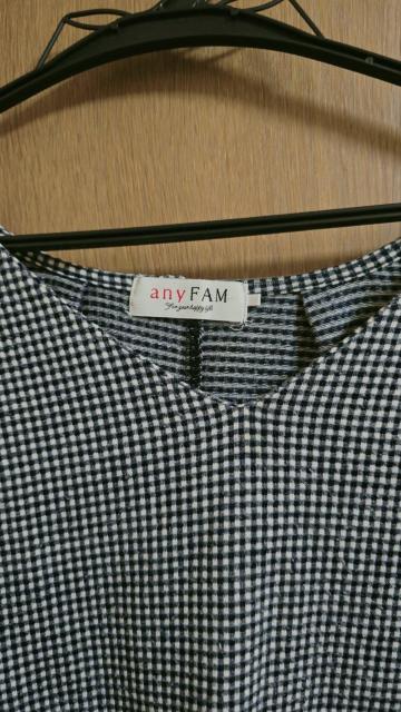 any fam �G�j�B�t�@���@�`�F�b�N�� �ܕ����`���j�b�N F�T�C�Y �� �u�����h�� 