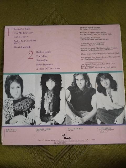 The Babys LP���R�[�h �� CD/DVD/�r�f�I�� 