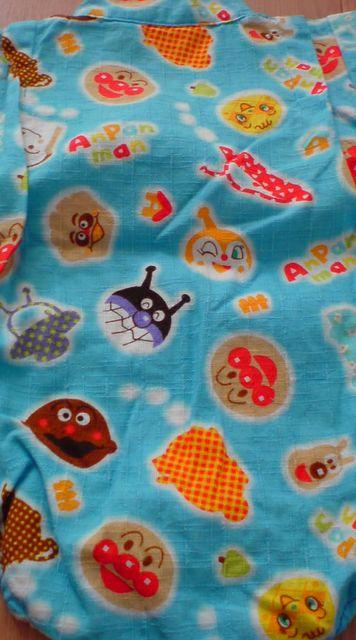 新品同様*それいけ!アンパンマン*ダルマオールタイプ*甚平*浴衣*青*男女兼用*70 < キッズ/ベビー  新品同様*それいけ!アンパンマン*ダルマオールタイプ*甚平*浴衣*青*男女兼用*70 < キッズ/ベビーの