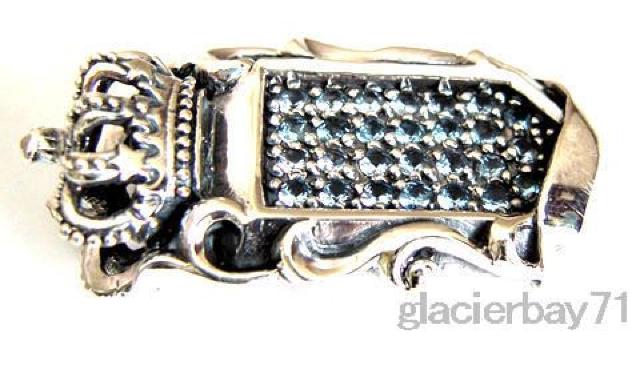 シールドクラウンペンダント シルバー925 withスカイブルー < 男性アクセサリー/時計  シールドクラウンペンダント シルバー925 withスカイブルー < 男性アクセサリー/時計の