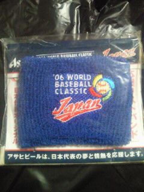野球 日本代表 JAPAN アサヒビール WBC 限定 優勝 リストバンド ブルー < 男性ファッション  野球 日本代表 JAPAN アサヒビール WBC 限定 優勝 リストバンド ブルー  < 男性ファッションの