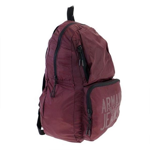 ARMANI JEANS アルマーニ ジーンズ バッグ リュック バックパック☆ボルドー☆新品 < ブランド  ARMANI JEANS アルマーニ ジーンズ バッグ リュック バックパック☆ボルドー☆新品  < ブランドの