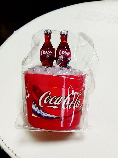 ミニチュア★コカ・コーラ2本★クーラーボトル★マグネット★ < おもちゃ  ミニチュア★コカ・コーラ2本★クーラーボトル★マグネット★  < おもちゃの