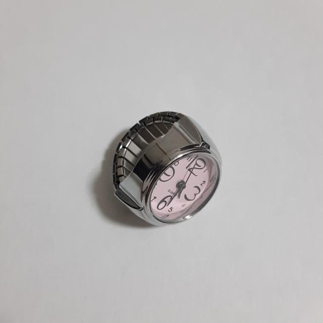 新品 未使用 指輪 時計 シンプル 9色対応 ピンク  < 男性アクセサリー/時計  新品 未使用 指輪 時計 シンプル 9色対応 ピンク  < 男性アクセサリー/時計の
