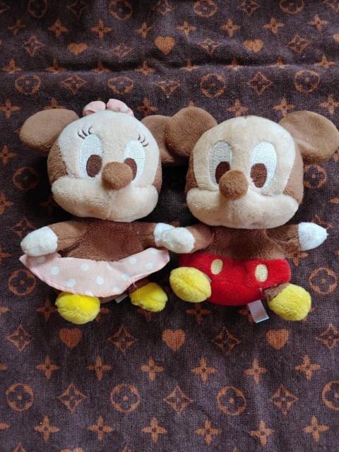 ミッキーマウス/ミニィ-ちゃんのぬいぐるみ < おもちゃ  ミッキーマウス/ミニィ-ちゃんのぬいぐるみ  < おもちゃの
