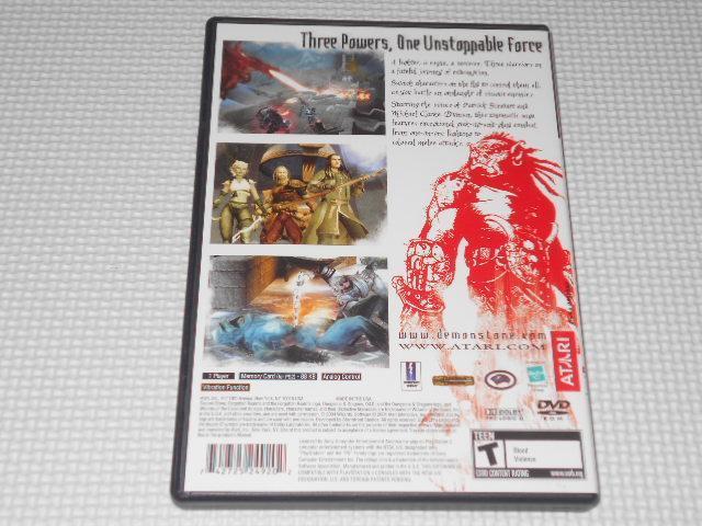 PS2DEMON STONE FORGOTTEN REALMS CO kĔ  Q[{/\tg 