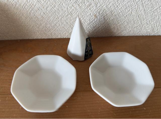 盛り塩用 八角錐型 小 ×1点 八角皿 小×2点 3点セット 厄除け < インテリア/ライフ  盛り塩用 八角錐型 小 ×1点 八角皿 小×2点 3点セット 厄除け  < インテリア/ライフの