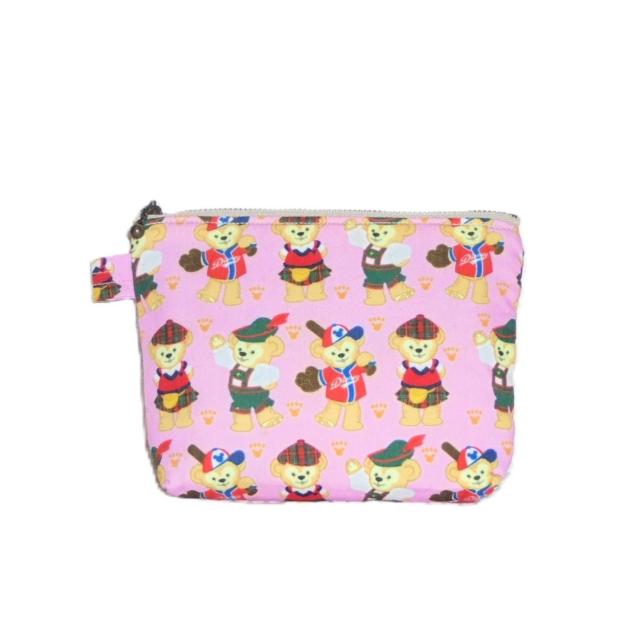 【16p幅】◆ダッフィー&シェリーメイ【パレード・ピンク】◆ファスナーポーチ < 女性ファッション 【16p幅】◆ダッフィー&シェリーメイ【パレード・ピンク】◆ファスナーポーチ < 女性ファッションの