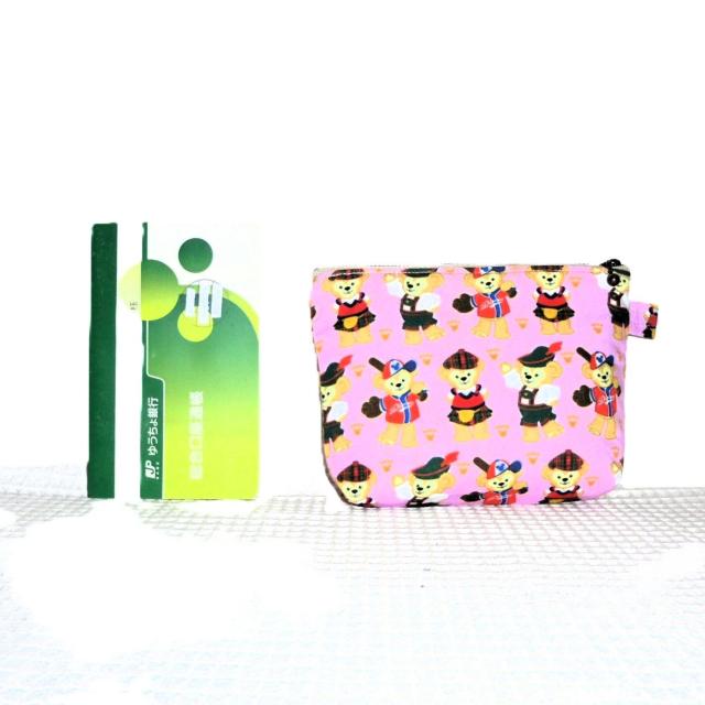 【16p幅】◆ダッフィー&シェリーメイ【パレード・ピンク】◆ファスナーポーチ < 女性ファッション 【16p幅】◆ダッフィー&シェリーメイ【パレード・ピンク】◆ファスナーポーチ < 女性ファッションの