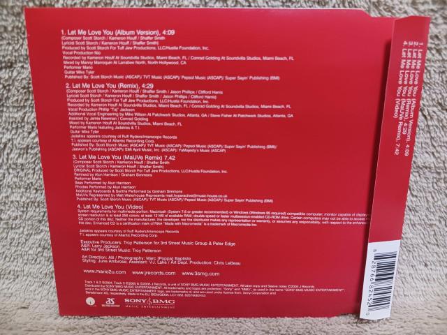 MARIO/LET ME LOVE YOU/輸入盤/CDシングル/enhanced CD < CD/DVD/ビデオ MARIO/LET ME LOVE YOU/輸入盤/CDシングル/enhanced CD < CD/DVD/ビデオの