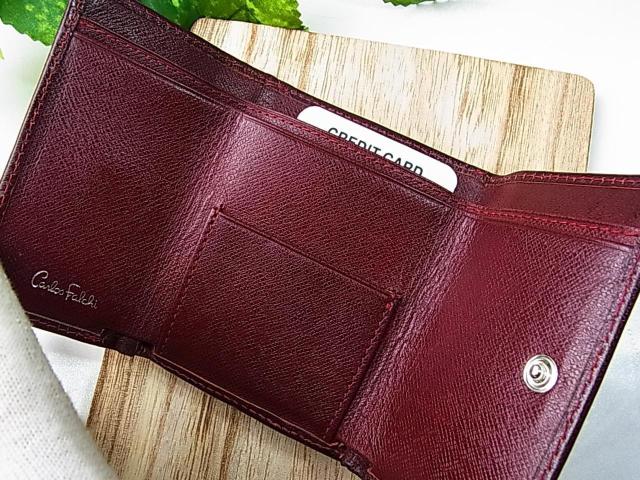 �y���K�V�i���l�z�J�����X�t�@���` Carlos Falchi�@3�܂�R���p�N�g���z �{�v �� �����t�@�b�V������ 