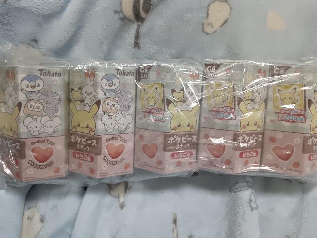 ポケピーススナックいちご味、5個セット < グルメ/ドリンク ポケピーススナックいちご味、5個セット < グルメ/ドリンクの