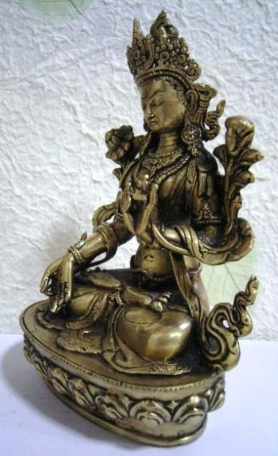 ☆即決☆真鍮製 ターラー菩薩像 20センチ < インテリア/ライフ ☆即決☆真鍮製 ターラー菩薩像 20センチ < インテリア/ライフの