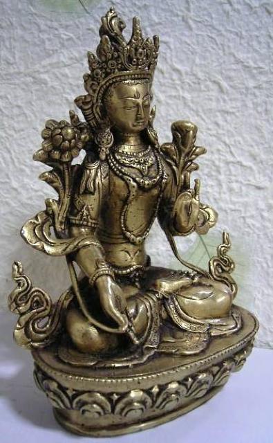 ☆即決☆真鍮製 ターラー菩薩像 20センチ < インテリア/ライフ ☆即決☆真鍮製 ターラー菩薩像 20センチ < インテリア/ライフの