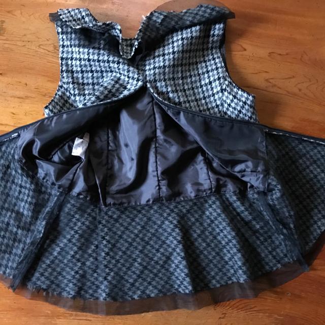 千鳥格子ベスト サイズフリ < 女性ファッション  千鳥格子ベスト サイズフリ < 女性ファッションの