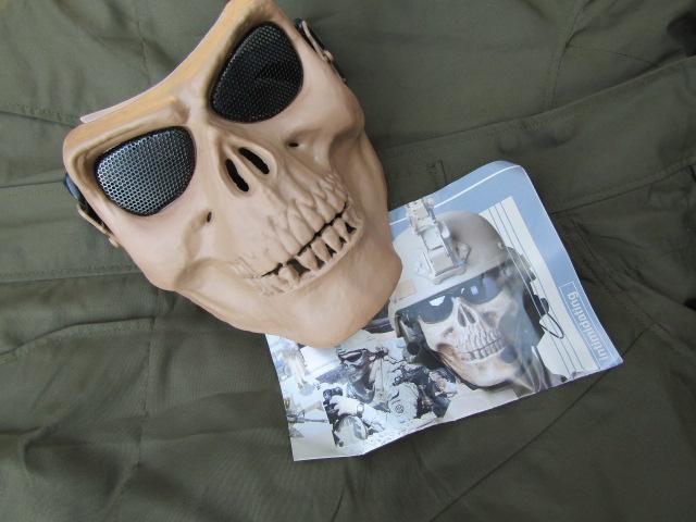 サバゲーSKULL スカル ドクロ フルフェイス ガード マスク TAN! < ホビー  サバゲーSKULL スカル ドクロ フルフェイス ガード マスク TAN! < ホビーの