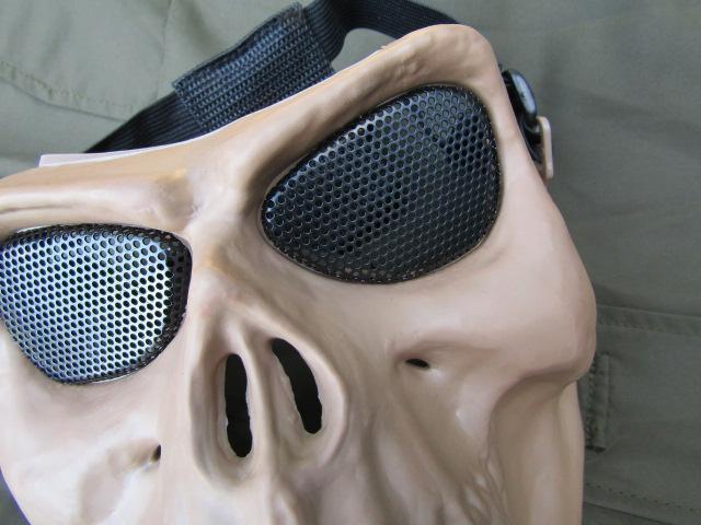 サバゲーSKULL スカル ドクロ フルフェイス ガード マスク TAN! < ホビー  サバゲーSKULL スカル ドクロ フルフェイス ガード マスク TAN! < ホビーの