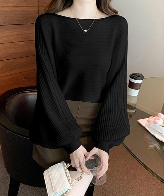 送料無料 新品 ドルマンニット リブニットトップス 秋冬 < 女性ファッション  送料無料 新品 ドルマンニット リブニットトップス 秋冬 < 女性ファッションの