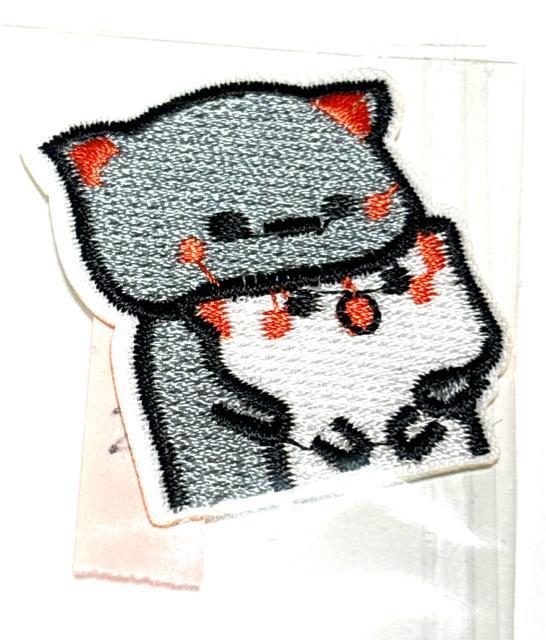 244 猫ちゃんのワッペン 1枚 アップリケ 手芸材料 アイロンパッチ ねこ ネコ < ペット/手芸/園芸 244 猫ちゃんのワッペン 1枚 アップリケ 手芸材料 アイロンパッチ ねこ ネコ < ペット/手芸/園芸の