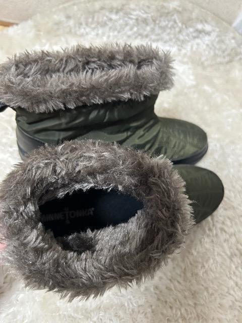 新品タグ付きMINNETONKA★足首ボア付きウインターブーツ < ブランド 新品タグ付きMINNETONKA★足首ボア付きウインターブーツ < ブランドの
