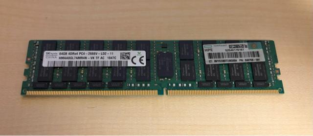 SK hynix DDR4 256GB(64GBx4枚) PC4-2666V RDIMM < PC本体/周辺機器 SK hynix DDR4 256GB(64GBx4枚) PC4-2666V RDIMM < PC本体/周辺機器の