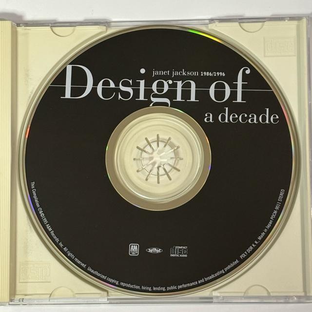 Janet Jackson / design of a decade 1986/1996 �� CD/DVD/�r�f�I�� 