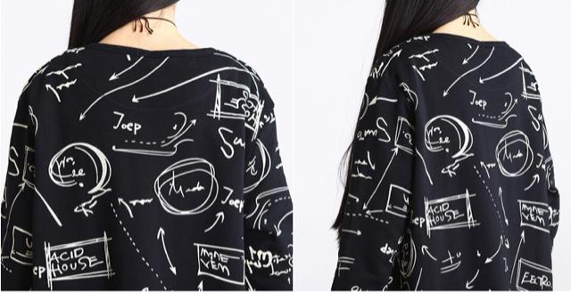 ロング丈 トレーナー ペイント バイカラー 大きいサイズ < 女性ファッション ロング丈 トレーナー ペイント バイカラー 大きいサイズ < 女性ファッションの