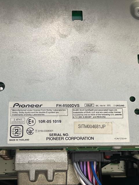 �p�C�I�j�A �J�[�I�[�f�B�I carrozzeria FH-8500DVS �� ������/�o�C�N