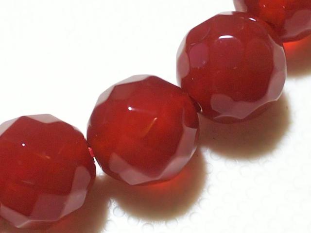 天然石★赤瑪瑙 8mm64面カット 半連 < 女性アクセサリー/時計 天然石★赤瑪瑙 8mm64面カット 半連 < 女性アクセサリー/時計の