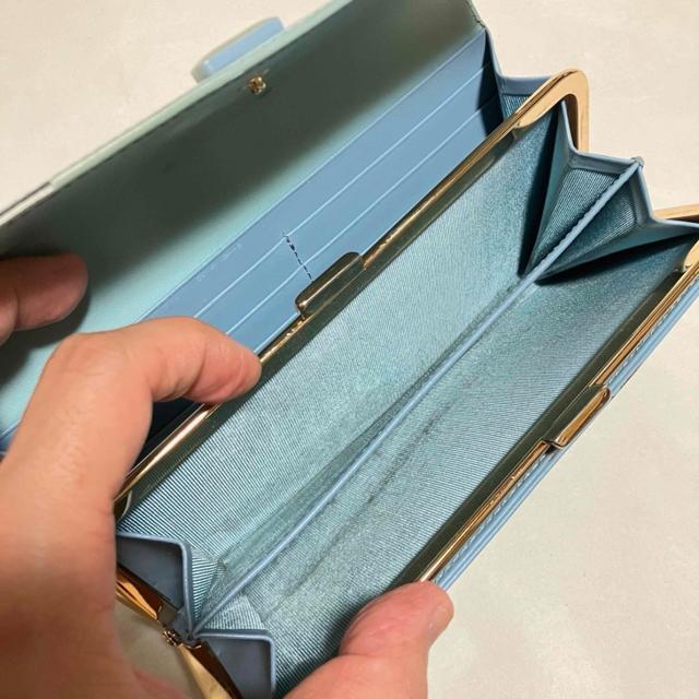 【agnes b. / アニエスベー】 レザー / がま口 / 二つ折り 長財布 < ブランド 【agnes b. / アニエスベー】 レザー / がま口 / 二つ折り 長財布 < ブランドの