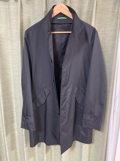 関西ファッション連合 ☆ ロングコート ステンカラー ブラック サイズM ECO STORM ビジネス ステンカラーコート 黒 < 男性ファッション 関西ファッション連合 ☆ ロングコート ステンカラー ブラック サイズM ECO STORM ビジネス ステンカラーコート 黒 < 男性ファッションの