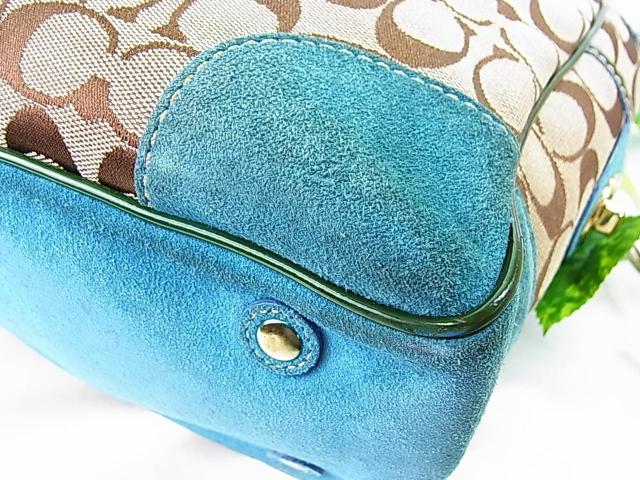 500�~�X�^�����K COACH�R�[�` �V�O�l�`���[�M�������[�X���[���g�[�g�o�b�O �L�����o�X �~ �X�G�[�h �~ �p�e���g���U�[ �� �u�����h�� 