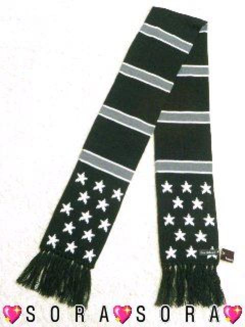 秋冬マストアイテム♪スター/アメリカ国旗柄 フリンジ付 ロングマフラー < 男性ファッション 秋冬マストアイテム♪スター/アメリカ国旗柄 フリンジ付 ロングマフラー < 男性ファッションの