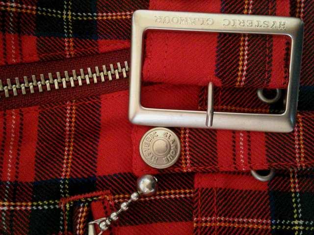 �q�X�~�j�@ROCK �ԃ`�F�b�N���C�_�[�X�W���P�b�g�@size95 �� �u�����h�� 