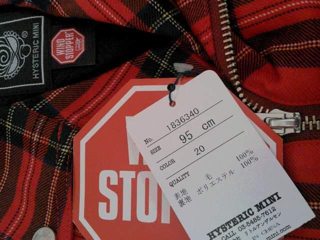 �q�X�~�j�@ROCK �ԃ`�F�b�N���C�_�[�X�W���P�b�g�@size95 �� �u�����h�� 