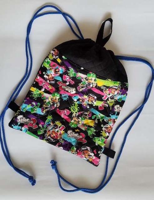 N25  【本日限定】★  なっぷさっく  スプラトゥーン2 (^o^)ハンドメイド < キッズ/ベビー  N25  【本日限定】★  なっぷさっく  スプラトゥーン2 (^o^)ハンドメイド  < キッズ/ベビーの