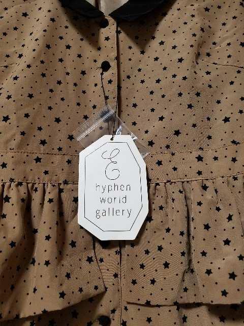 新品タグ付☆Ehyphon world gallery☆七分袖ミニ丈ワンピ・星柄 < ブランド  新品タグ付☆Ehyphon world gallery☆七分袖ミニ丈ワンピ・星柄 < ブランドの